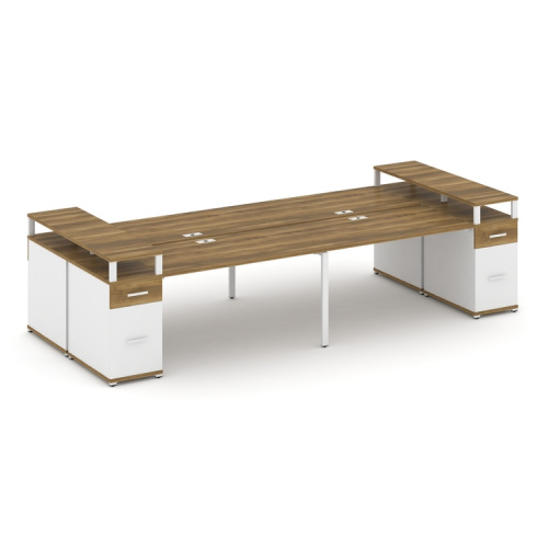 Бенч-система на 4 места с 2 опорными тумбами Concept CN.DRS-447 фото 8