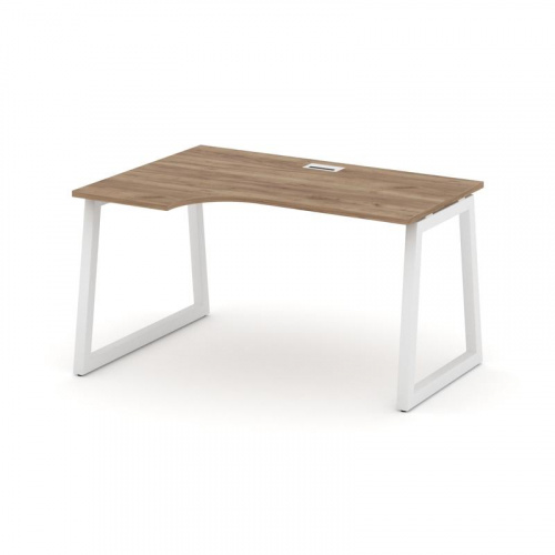 Style Project Стол рабочий эргоном. SN-5T1.SPA-022(L) Акация Лорка/Металл Антрацит/Заглушка Пластик фото 11