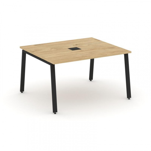 Style Project Стол переговорный SN-6A.SPRG-032 Дуб Наварра/Металл Антрацит 1180*1180*750 фото 12