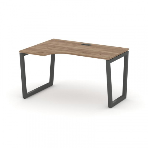 Style Project Стол рабочий эргоном. SN-5T2.SPA-011(L) Акация Лорка/Металл Антрацит/Заглушка Пластик фото 23