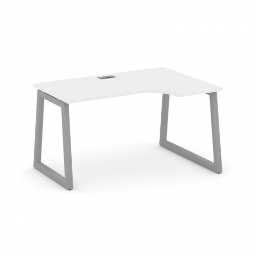 Style Project Стол рабочий эргоном. SN-5T1.SPA-002(R) Акация Лорка/Металл Антрацит/Заглушка Пластик фото 16