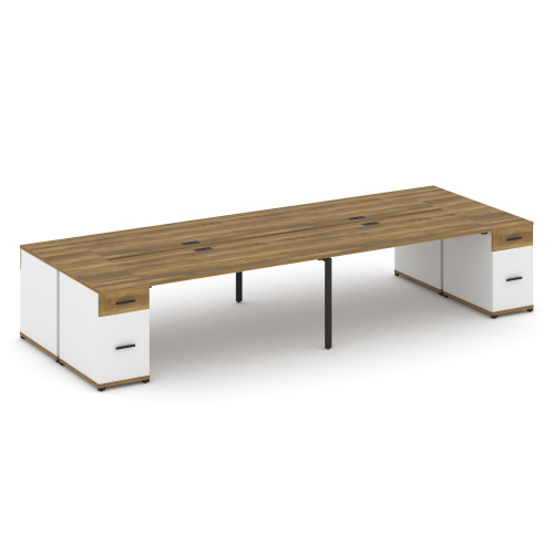 Бенч-система на 4 места с 2 опорными тумбами Concept CN.DRS-432 фото 7