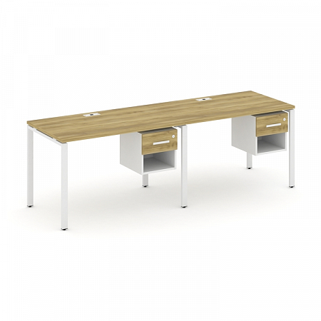 Бенч-система на 2 места с подвесными тумбами Concept CN.ORS-118