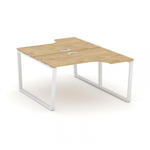 Style Project Рабочая станция эргоном. SN-6T2.DRPA-022 Акация Лорка/Металл Антрацит/Заглушка Пластик фото 3