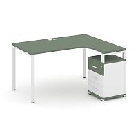 Стол эргономичный с опорной тумбой Concept CN.SA-305(R)