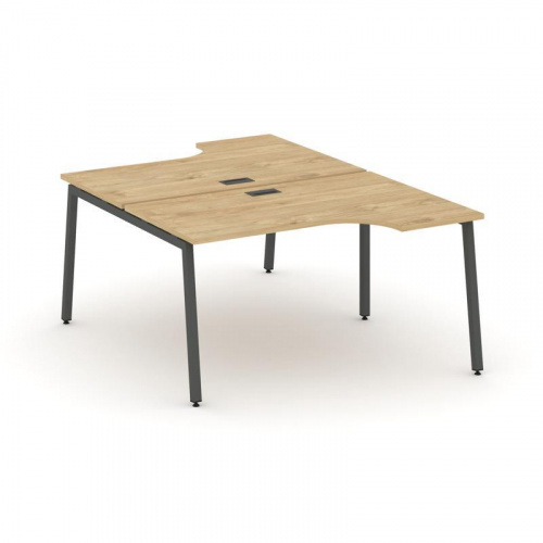 Style Project Рабочая станция эргоном. SN-4A.DRPA-002 Дуб Наварра/Металл Антрацит 1580*1232/1992*750 фото 23