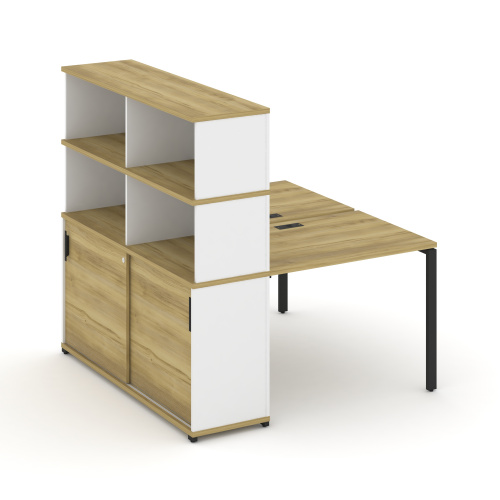 Бенч-система с опорным шкафом-купе с надставкой Concept CN.DRS-241 фото 6