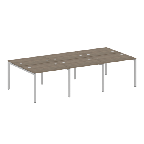 Бенч-система на 6 рабочих мест на П-обр. м/к Metal System Quattro 40БП.СМ-6.1 фото 3