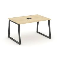 Style Project Стол переговорный SN-6T1.SPRG-003 Акация Лорка/Металл Антрацит/Заглушка Металл Антраци