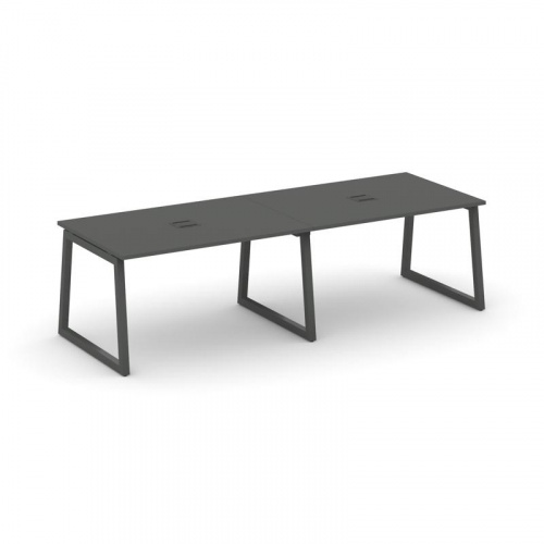 Style Project Стол переговорный SN-5T1.SPRG-012 Акация Лорка/Металл Антрацит/Заглушка Металл Антраци фото 27