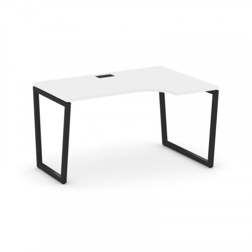 Style Project Стол рабочий эргоном. SN-4T2.SPA-012(R) Акация Лорка/Металл Антрацит/Заглушка Пластик фото 8