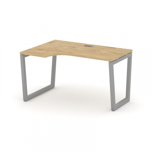 Style Project Стол рабочий эргоном. SN-5T2.SPA-011(L) Акация Лорка/Металл Антрацит/Заглушка Пластик фото 2