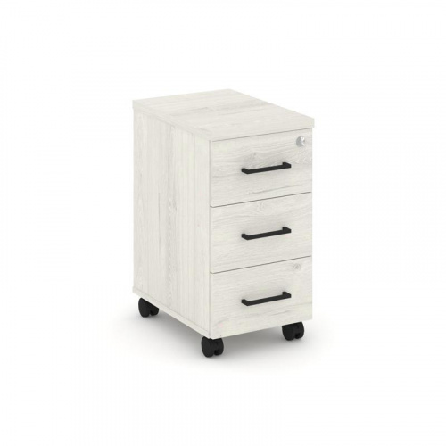 Style Project Тумба мобильная з/с ЛХДФ SN.TM-004 Акация Лорка/Черный Ручки 320*460*611 фото 16