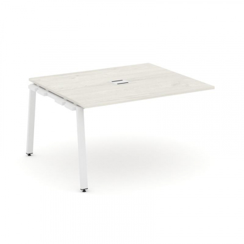 Style Project Проходной наб. элем. перег. стола SN-6A.NSPRG-033 Дуб Наварра/Металл Белый 1380*1180*7 фото 28