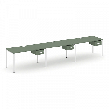 Бенч-система на 3 места с подвесными тумбами Concept CN.ORS-130