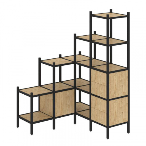 Стеллаж офисный угловой Loft VR.L-40 фото 7 Стеллаж офисный угловой Loft VR.L-40 фото 7