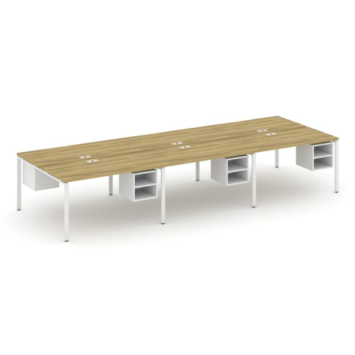 Бенч-система на 6 мест с подвесными тумбами Concept CN.DRS-147 фото 11