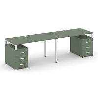 Бенч-система на 2 места с 2 опорными тумбами Concept CN.ORS-317