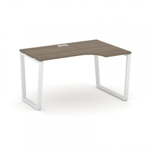 Style Project Стол рабочий эргоном. SN-6T2.SPA-022(R) Акация Лорка/Металл Антрацит/Заглушка Пластик фото 15