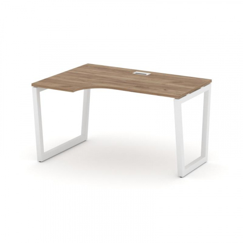 Style Project Стол рабочий эргоном. SN-5T2.SPA-011(L) Акация Лорка/Металл Антрацит/Заглушка Пластик фото 11