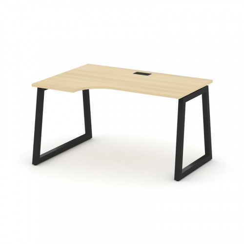 Style Project Стол рабочий эргоном. SN-5T1.SPA-022(L) Акация Лорка/Металл Антрацит/Заглушка Пластик фото 8