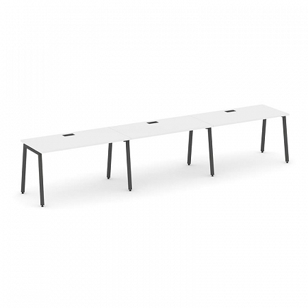 Style Project Рабочая станция 1 сторон. SN-4A.ORS-042 Белый/Металл Антрацит 3540*700*750