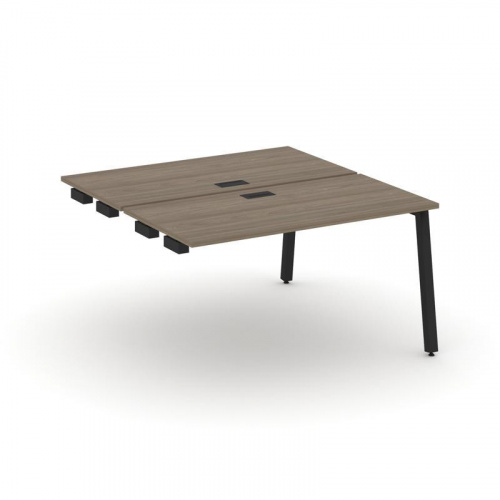 Style Project Стол-приставка к опор. элем. SN-5A.DPRS-003 Дуб Табак/Металл Белый 1380*1232*750 фото 7