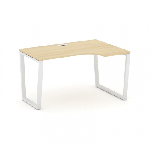 Style Project Стол рабочий эргоном. SN-6T2.SPA-022(R) Акация Лорка/Металл Антрацит/Заглушка Пластик фото 21