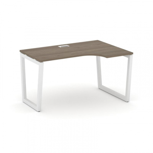 Style Project Стол рабочий эргоном. SN-5T2.SPA-011(R) Акация Лорка/Металл Антрацит/Заглушка Пластик фото 15