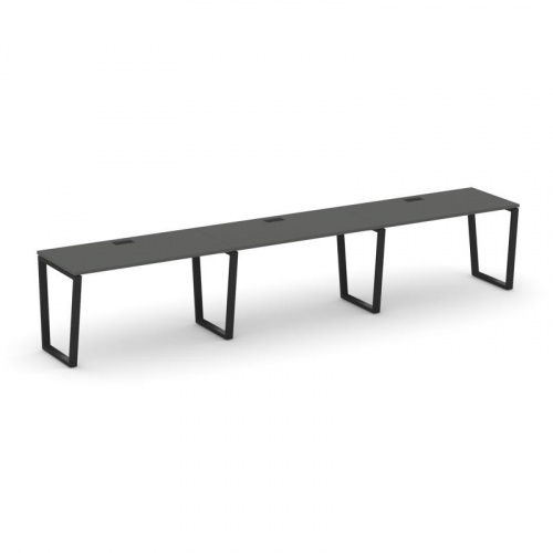 Style Project Рабочая станция 1 сторон. SN-6T2.ORS-054 Акация Лорка/Металл Антрацит/Заглушка Пластик фото 5