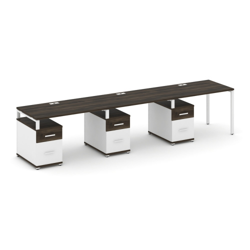 Бенч-система на 3 места с 3 опорными тумбами Concept CN.ORS-346 фото 10