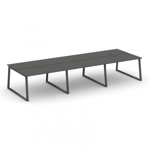 Style Project Рабочая станция 2-х сторон. SN-6T1.DRS-064 Акация Лорка/Металл Антрацит/Заглушка Пласт фото 27