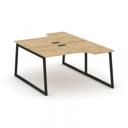 Style Project Рабочая станция эргоном. SN-4T1.DRPA-002 Акация Лорка/Металл Антрацит/Заглушка Пластик