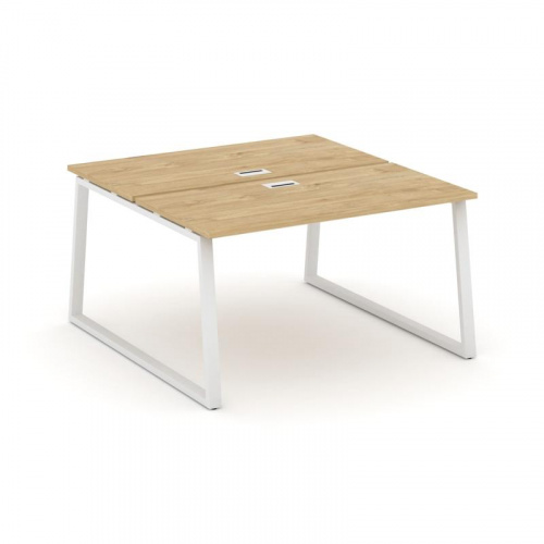 Style Project Рабочая станция 2-х сторон. SN-6T1.DRS-023 Акация Лорка/Металл Антрацит/Заглушка Пласт фото 3