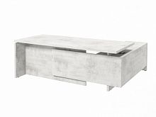 Стол с опорной тумбой FI-121L.DD Хромикс белый