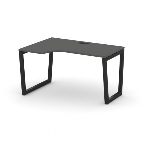 Style Project Стол рабочий эргоном. SN-5T2.SPA-011(L) Акация Лорка/Металл Антрацит/Заглушка Пластик фото 4