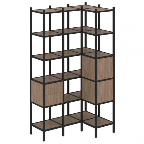 Стеллаж офисный угловой Loft VR.L-35 фото 10 Стеллаж офисный угловой Loft VR.L-35 фото 10