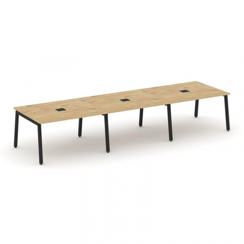 Style Project Стол переговорный SN-5A.SPRG-052 Дуб Табак/Металл Антрацит 3540*1180*750 фото 2