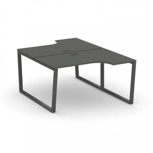 Style Project Рабочая станция эргоном. SN-6T2.DRPA-022 Акация Лорка/Металл Антрацит/Заглушка Пластик фото 27