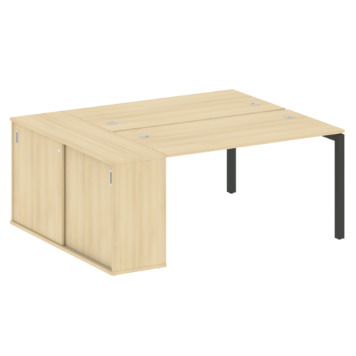 Бенч-система с шкафом-купе на П-обр. м/к Metal System Quattro 50БП.РС-СШК-1.3 фото 10