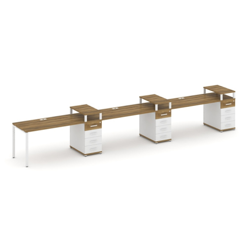 Бенч-система на 3 места с 3 опорными тумбами Concept CN.ORS-459 фото 8