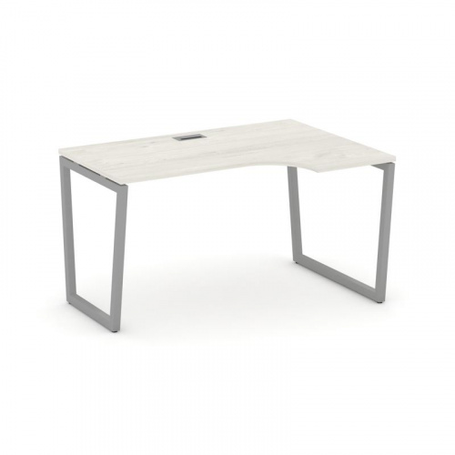 Style Project Стол рабочий эргоном. SN-4T2.SPA-012(R) Акация Лорка/Металл Антрацит/Заглушка Пластик фото 11