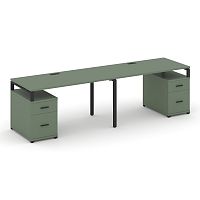 Бенч-система на 2 места с 2 опорными тумбами Concept CN.ORS-322