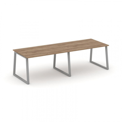 Style Project Стол переговорный SN-6T1.SPRG-012.3 Акация Лорка/Металл Антрацит 2360*980*750 фото 11