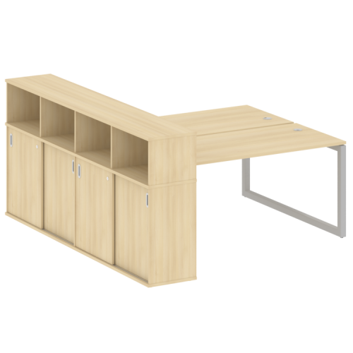 Бенч-система с шкафом-купе на О-обр. м/к Metal System Quattro 50БО.РС-СШК-4.4 фото 5 Бенч-система с шкафом-купе на О-обр. м/к Metal System Quattro 50БО.РС-СШК-4.4 фото 5