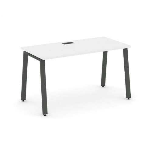 Style Project Стол письменный SN-6A.SP-011 Акация Лорка/Металл Белый 980*700*750 фото 18