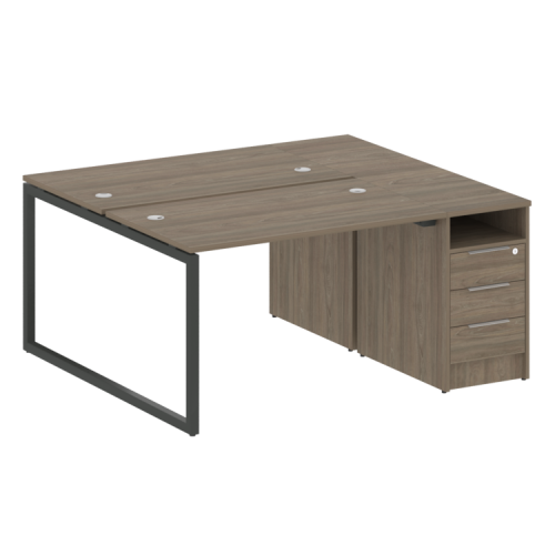 Бенч-система с тумбой на О-обр. м/к Metal System Quattro 40БО.РС-СТП-2.2