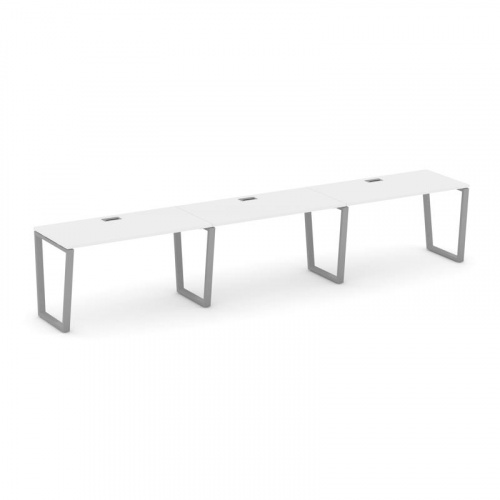 Style Project Рабочая станция 1 сторон. SN-6T2.ORS-054 Акация Лорка/Металл Антрацит/Заглушка Пластик фото 16