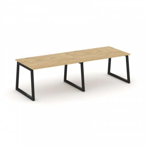 Style Project Стол переговорный SN-5T1.SPRG-013.3 Акация Лорка/Металл Антрацит 2760*980*750 фото 2