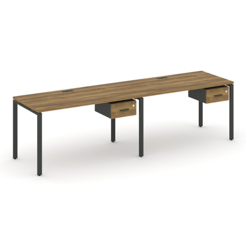 Бенч-система на 2 места с подвесными тумбами Concept CN.ORS-109